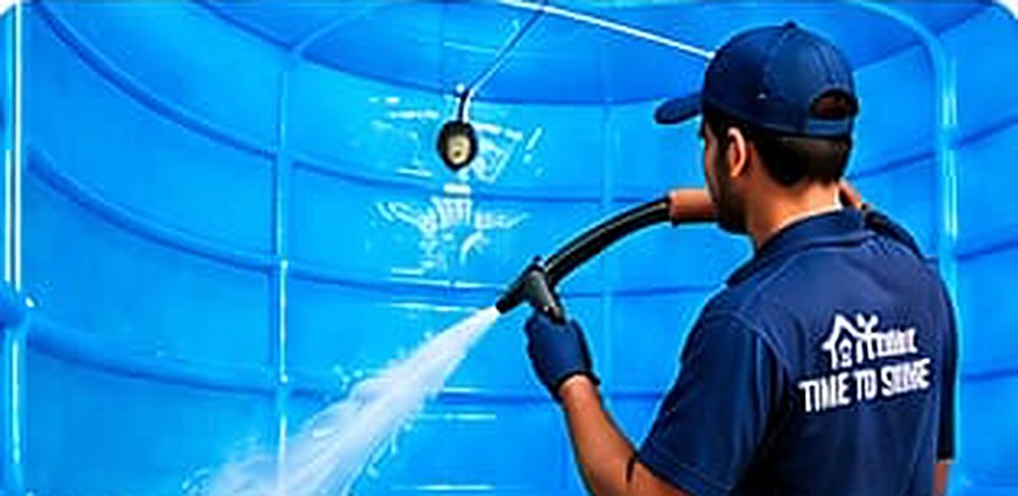 Water Tank Cleaning in Jaipur by Time to Shine